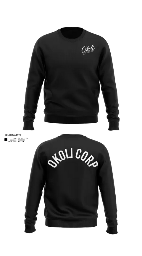 Crew Neck Sweatshirt, OKOLI CORP, , Teamtime, Team time, sublimation, custom sports apparel, team uniforms, spirit wear, spiritwear, sports uniforms, custom shirts, team store, custom team store, fundraiser sports, apparel fundraiser