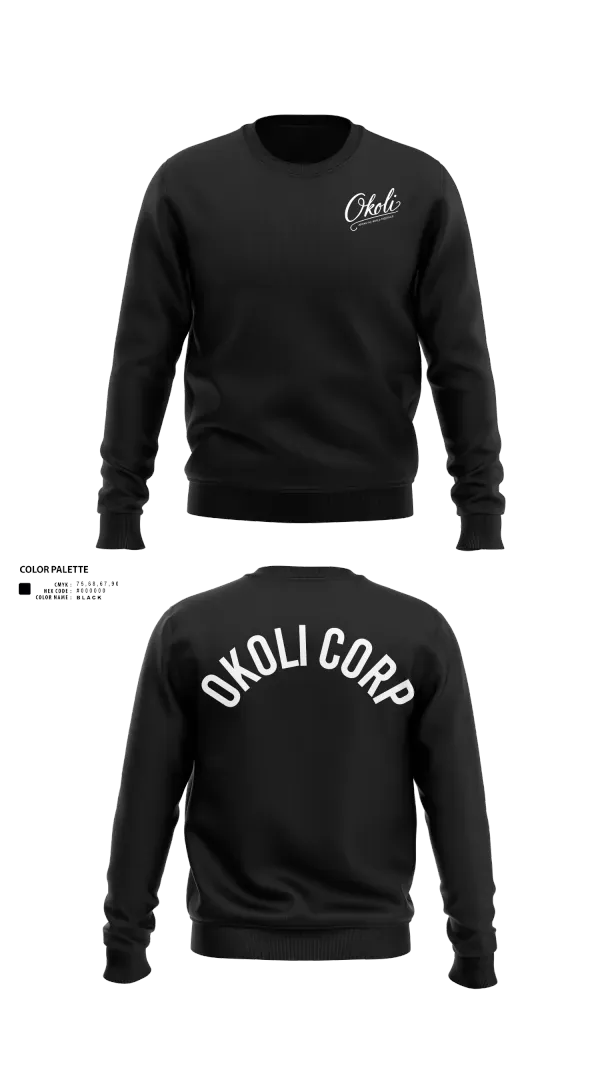 Crew Neck Sweatshirt, OKOLI CORP, , Teamtime, Team time, sublimation, custom sports apparel, team uniforms, spirit wear, spiritwear, sports uniforms, custom shirts, team store, custom team store, fundraiser sports, apparel fundraiser