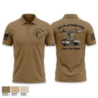 Short Sleeve Performance Polo, Echo Company 2-104th GSAB, National Guard, Teamtime, Team time, sublimation, custom sports apparel, team uniforms, spirit wear, spiritwear, sports uniforms, custom shirts, team store, custom team store, fundraiser sports, apparel fundraiser