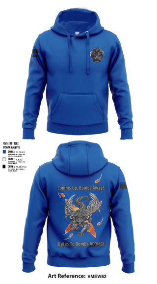 Hoodie, 608 ACOMS, Air Force, Teamtime, Team time, sublimation, custom sports apparel, team uniforms, spirit wear, spiritwear, sports uniforms, custom shirts, team store, custom team store, fundraiser sports, apparel fundraiser
