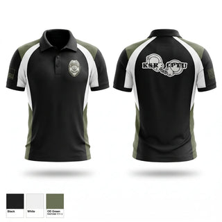 Short Sleeve Performance Polo, KYDOC, Police, Teamtime, Team time, sublimation, custom sports apparel, team uniforms, spirit wear, spiritwear, sports uniforms, custom shirts, team store, custom team store, fundraiser sports, apparel fundraiser