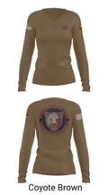Ross Rangers 12757197 Women's Long Sleeve V-neck Shirt - 17