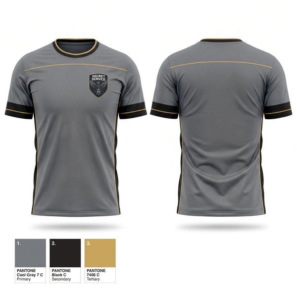 Soft Poly Tee Cotton Like Feel, Secret Service, Men's Soccer, Teamtime, Team time, sublimation, custom sports apparel, team uniforms, spirit wear, spiritwear, sports uniforms, custom shirts, team store, custom team store, fundraiser sports, apparel fundraiser