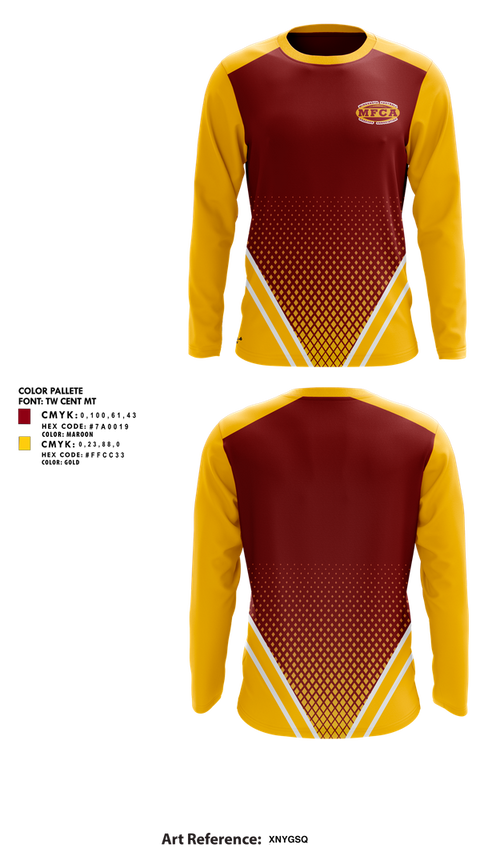 Long Sleeve Performance Shirt, Minnesota Football Coaches Association, , Teamtime, Team time, sublimation, custom sports apparel, team uniforms, spirit wear, spiritwear, sports uniforms, custom shirts, team store, custom team store, fundraiser sports, apparel fundraiser
