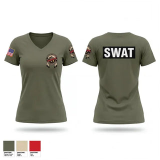 Womens Short Sleeve Vneck Shirt, TOPD, Police, Teamtime, Team time, sublimation, custom sports apparel, team uniforms, spirit wear, spiritwear, sports uniforms, custom shirts, team store, custom team store, fundraiser sports, apparel fundraiser