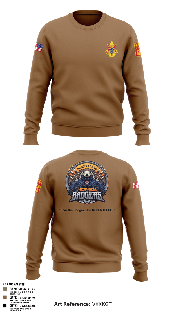 Crew Neck Sweatshirt, HHB_30X, Army, Teamtime, Team time, sublimation, custom sports apparel, team uniforms, spirit wear, spiritwear, sports uniforms, custom shirts, team store, custom team store, fundraiser sports, apparel fundraiser
