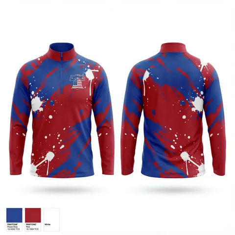 Quarter Zip Jacket, Liberty Bell Baseball, Baseball, Teamtime, Team time, sublimation, custom sports apparel, team uniforms, spirit wear, spiritwear, sports uniforms, custom shirts, team store, custom team store, fundraiser sports, apparel fundraiser