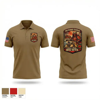 Short Sleeve Performance Polo, VRA-J, Okinawa, Army, Teamtime, Team time, sublimation, custom sports apparel, team uniforms, spirit wear, spiritwear, sports uniforms, custom shirts, team store, custom team store, fundraiser sports, apparel fundraiser