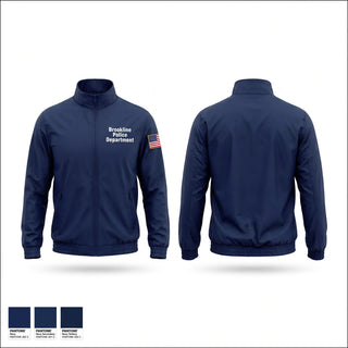 Windbreaker, Brookline Police Department, Police, Teamtime, Team time, sublimation, custom sports apparel, team uniforms, spirit wear, spiritwear, sports uniforms, custom shirts, team store, custom team store, fundraiser sports, apparel fundraiser