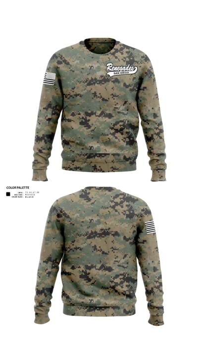 San Diego Renegades Crew Neck Sweatshirt - 24