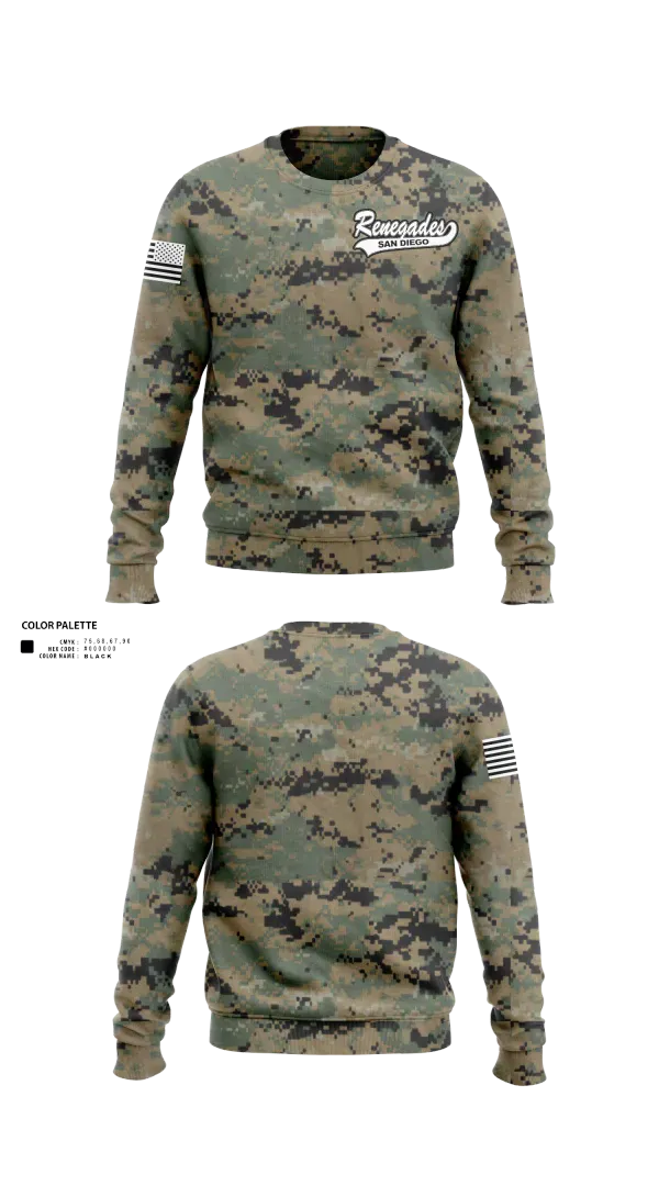 Crew Neck Sweatshirt, Grossmont College Softball, Softball, Teamtime, Team time, sublimation, custom sports apparel, team uniforms, spirit wear, spiritwear, sports uniforms, custom shirts, team store, custom team store, fundraiser sports, apparel fundraiser