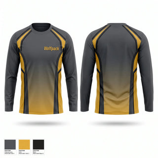 Long Sleeve Performance Shirt, Wolfpack, Softball, Teamtime, Team time, sublimation, custom sports apparel, team uniforms, spirit wear, spiritwear, sports uniforms, custom shirts, team store, custom team store, fundraiser sports, apparel fundraiser