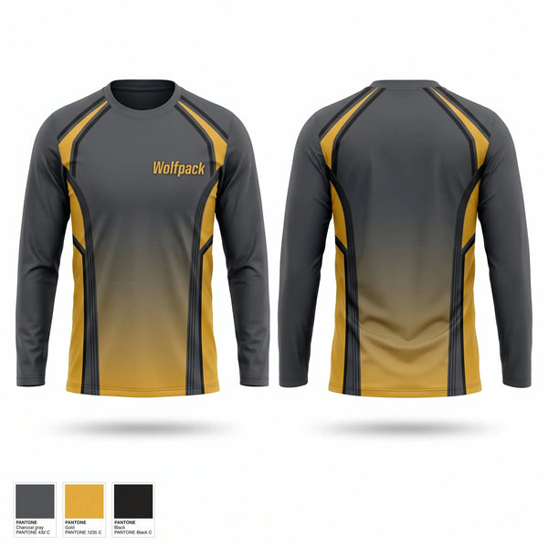 Long Sleeve Performance Shirt, Wolfpack, Softball, Teamtime, Team time, sublimation, custom sports apparel, team uniforms, spirit wear, spiritwear, sports uniforms, custom shirts, team store, custom team store, fundraiser sports, apparel fundraiser