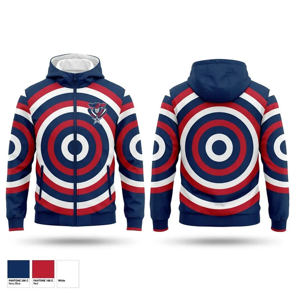 Windbreaker, ALA Patriots, , Teamtime, Team time, sublimation, custom sports apparel, team uniforms, spirit wear, spiritwear, sports uniforms, custom shirts, team store, custom team store, fundraiser sports, apparel fundraiser