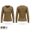 VP-45 Women's Long Sleeve V-neck Shirt - 1