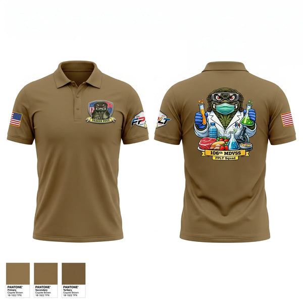 Short Sleeve Performance Polo, 106th MDVSS, Army, Teamtime, Team time, sublimation, custom sports apparel, team uniforms, spirit wear, spiritwear, sports uniforms, custom shirts, team store, custom team store, fundraiser sports, apparel fundraiser