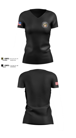 Womens Short Sleeve Vneck Shirt, Joint Task Force- 6, Marines, Teamtime, Team time, sublimation, custom sports apparel, team uniforms, spirit wear, spiritwear, sports uniforms, custom shirts, team store, custom team store, fundraiser sports, apparel fundraiser