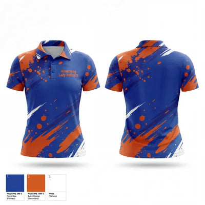 Armstrong Lady Wildcats 31851748 Short Sleeve Performance Polo - 1