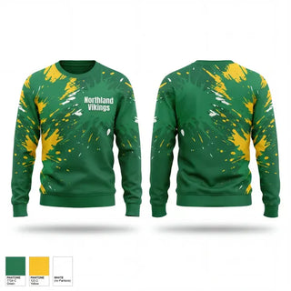 Crew Neck Sweatshirt, Northland Vikings, Track & Field, Teamtime, Team time, sublimation, custom sports apparel, team uniforms, spirit wear, spiritwear, sports uniforms, custom shirts, team store, custom team store, fundraiser sports, apparel fundraiser