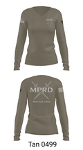 HRC / MPRD 15170555 Women's Long Sleeve V-neck Shirt - 77
