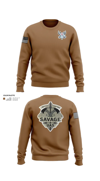Crew Neck Sweatshirt, 4-10 CAV 3 ABCT 4 ID, , Teamtime, Team time, sublimation, custom sports apparel, team uniforms, spirit wear, spiritwear, sports uniforms, custom shirts, team store, custom team store, fundraiser sports, apparel fundraiser
