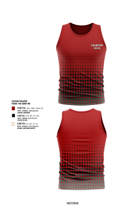 Chargers 40396337 Tank Top - 1