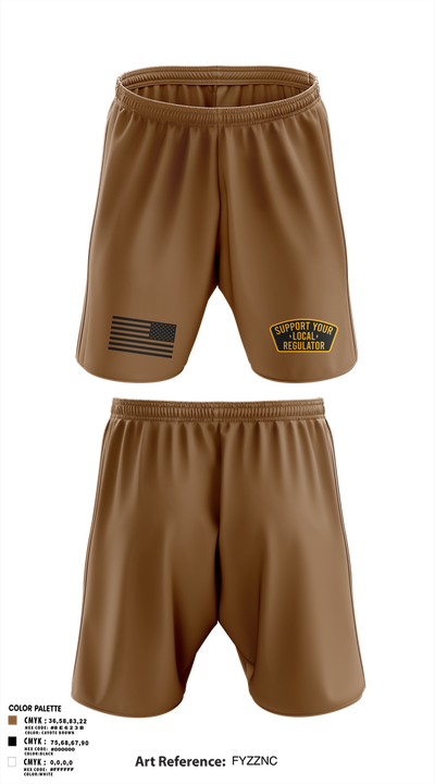 Regulators 12549294 Athletic Shorts With Pockets - 1