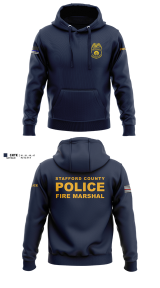 Hoodie, Stafford County Fire Marshal's Office, Police, Teamtime, Team time, sublimation, custom sports apparel, team uniforms, spirit wear, spiritwear, sports uniforms, custom shirts, team store, custom team store, fundraiser sports, apparel fundraiser
