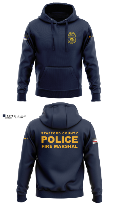 Stafford County Fire Marshal's Office 23358939 Hoodie - 4