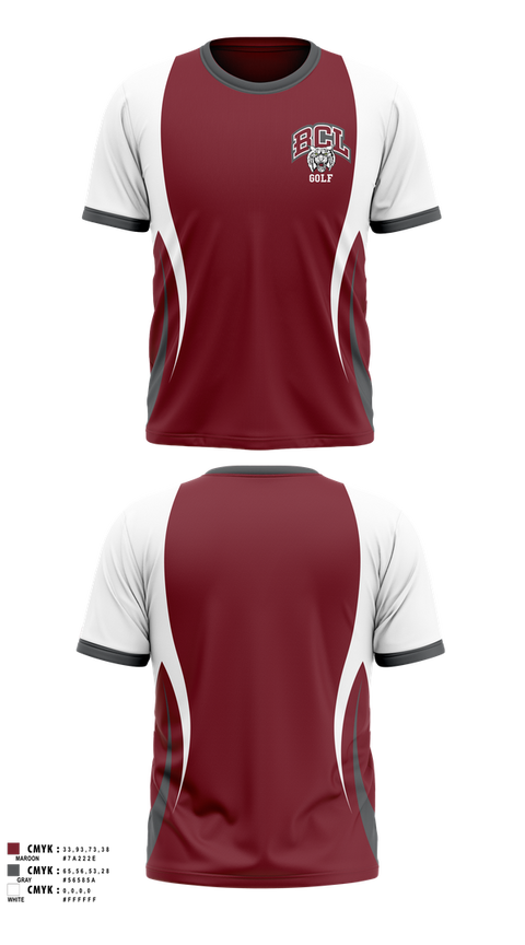 Short Sleeve Performance Shirt, Bishop Conaty - Our Lady of Loretto Golf, Golf, Teamtime, Team time, sublimation, custom sports apparel, team uniforms, spirit wear, spiritwear, sports uniforms, custom shirts, team store, custom team store, fundraiser sports, apparel fundraiser