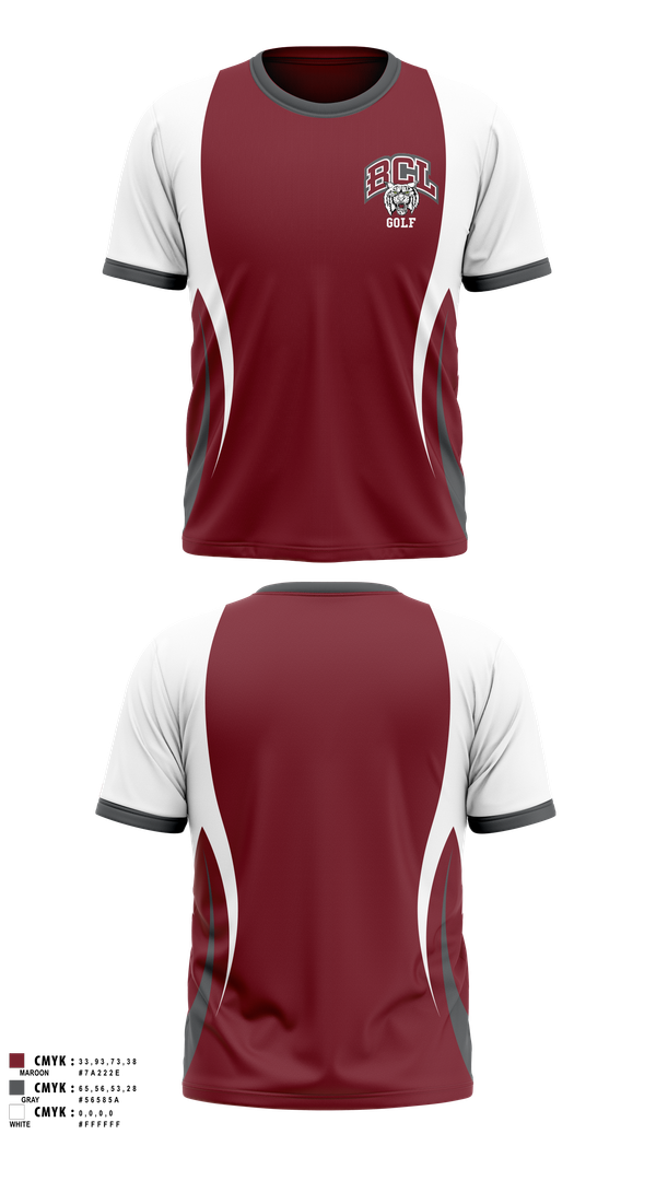 Short Sleeve Performance Shirt, Bishop Conaty - Our Lady of Loretto Golf, Golf, Teamtime, Team time, sublimation, custom sports apparel, team uniforms, spirit wear, spiritwear, sports uniforms, custom shirts, team store, custom team store, fundraiser sports, apparel fundraiser