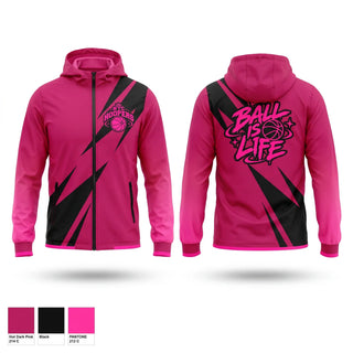 Windbreaker, hoopers, Women's Basketball, Teamtime, Team time, sublimation, custom sports apparel, team uniforms, spirit wear, spiritwear, sports uniforms, custom shirts, team store, custom team store, fundraiser sports, apparel fundraiser