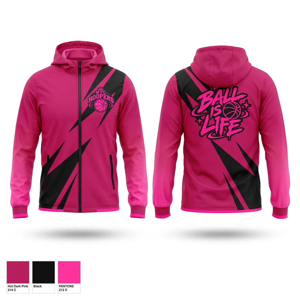 Windbreaker, hoopers, Women's Basketball, Teamtime, Team time, sublimation, custom sports apparel, team uniforms, spirit wear, spiritwear, sports uniforms, custom shirts, team store, custom team store, fundraiser sports, apparel fundraiser