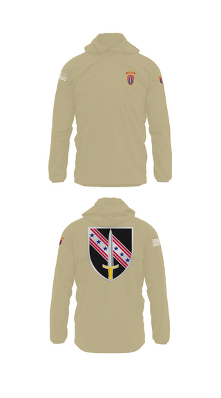 Windbreaker, 6/54th SFAB, National Guard, Teamtime, Team time, sublimation, custom sports apparel, team uniforms, spirit wear, spiritwear, sports uniforms, custom shirts, team store, custom team store, fundraiser sports, apparel fundraiser