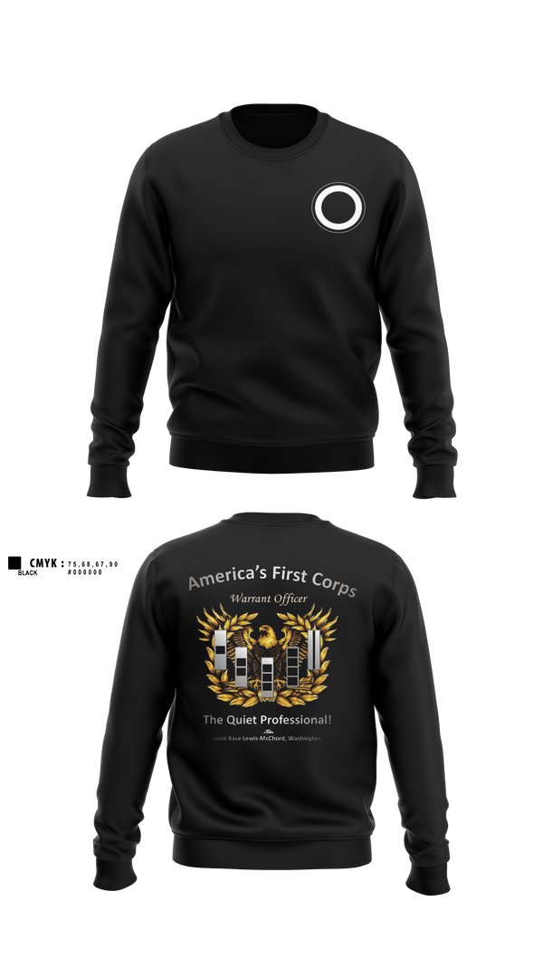 Crew Neck Sweatshirt, I Corps HHBN, Army, Teamtime, Team time, sublimation, custom sports apparel, team uniforms, spirit wear, spiritwear, sports uniforms, custom shirts, team store, custom team store, fundraiser sports, apparel fundraiser