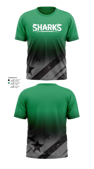 Short Sleeve Performance Shirt, Sharks, Men's Soccer, Teamtime, Team time, sublimation, custom sports apparel, team uniforms, spirit wear, spiritwear, sports uniforms, custom shirts, team store, custom team store, fundraiser sports, apparel fundraiser