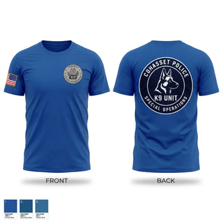 Old School Cotton Feel Shirt, Cohasset Police Department, Police, Teamtime, Team time, sublimation, custom sports apparel, team uniforms, spirit wear, spiritwear, sports uniforms, custom shirts, team store, custom team store, fundraiser sports, apparel fundraiser