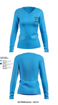 Ohana Volleyball 88809846 Women's Long Sleeve V-neck Shirt - 2