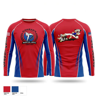 Long Sleeve Performance Shirt, Conrad’s Martial Arts Center, , Teamtime, Team time, sublimation, custom sports apparel, team uniforms, spirit wear, spiritwear, sports uniforms, custom shirts, team store, custom team store, fundraiser sports, apparel fundraiser