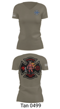 Richfield Township Fire 95058415 Women's Short Sleeve V-neck Shirt - 6