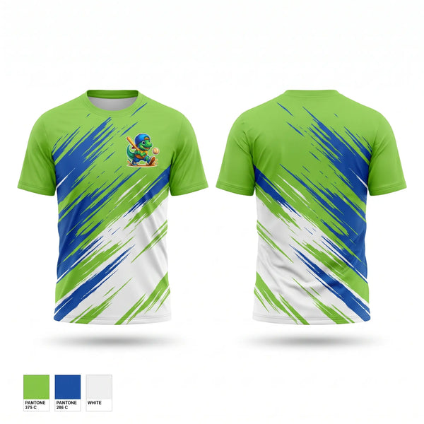 Short Sleeve Performance Shirt, Dino Sluggers, Baseball, Teamtime, Team time, sublimation, custom sports apparel, team uniforms, spirit wear, spiritwear, sports uniforms, custom shirts, team store, custom team store, fundraiser sports, apparel fundraiser
