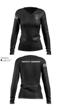Fayette County Sheriff WV 38752837 Women's Long Sleeve V-neck Shirt - 30
