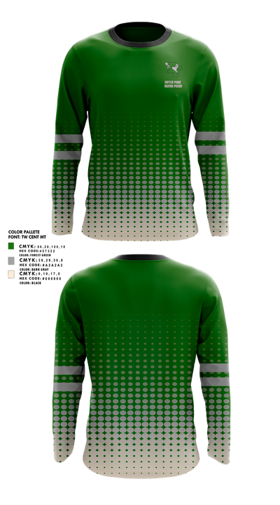 Dutch Fork Silver Foxes 30389436 Long Sleeve Performance Shirt 3