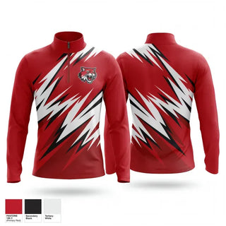 Quarter Zip Jacket, Dorton Wildcats, Men's Basketball, Teamtime, Team time, sublimation, custom sports apparel, team uniforms, spirit wear, spiritwear, sports uniforms, custom shirts, team store, custom team store, fundraiser sports, apparel fundraiser
