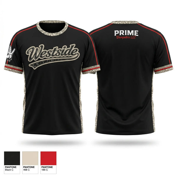 Short Sleeve Performance Shirt, Westside, Softball, Teamtime, Team time, sublimation, custom sports apparel, team uniforms, spirit wear, spiritwear, sports uniforms, custom shirts, team store, custom team store, fundraiser sports, apparel fundraiser