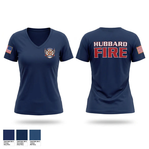 Womens Short Sleeve Vneck Shirt, Eagle Joint Fire District, Fire Department, Teamtime, Team time, sublimation, custom sports apparel, team uniforms, spirit wear, spiritwear, sports uniforms, custom shirts, team store, custom team store, fundraiser sports, apparel fundraiser