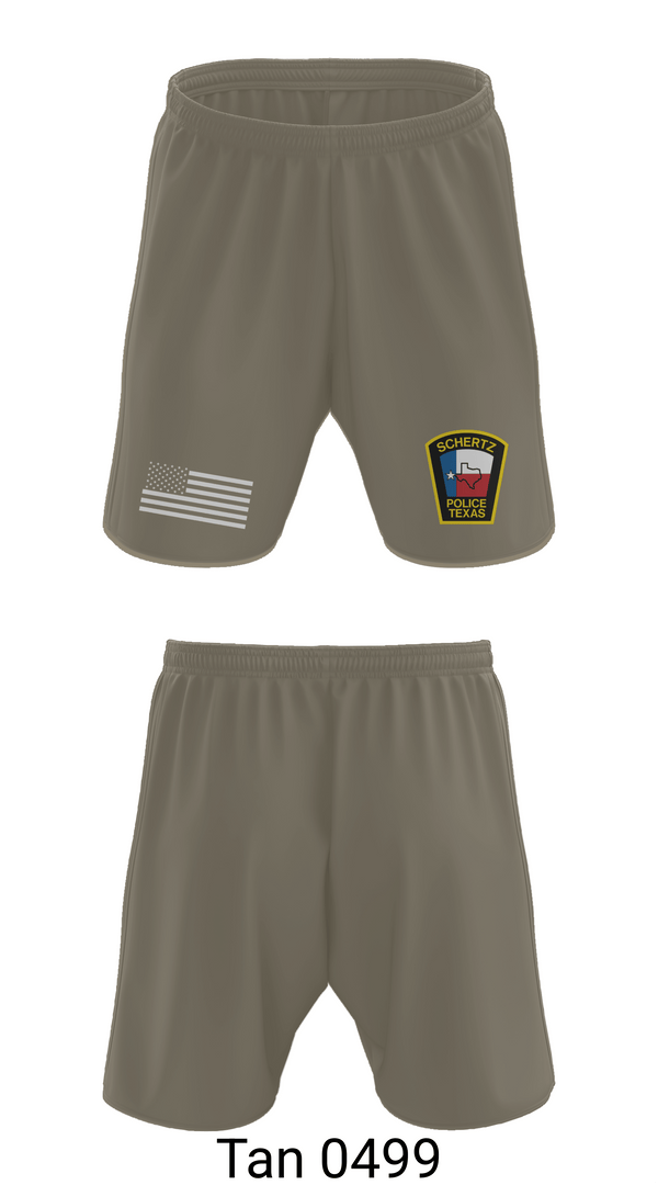 Athletic Shorts With Pockets, Schertz PD, Police, Teamtime, Team time, sublimation, custom sports apparel, team uniforms, spirit wear, spiritwear, sports uniforms, custom shirts, team store, custom team store, fundraiser sports, apparel fundraiser