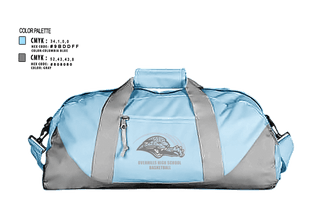 Duffle Bag, Overhills High School Basketball, Men's Basketball, Teamtime, Team time, sublimation, custom sports apparel, team uniforms, spirit wear, spiritwear, sports uniforms, custom shirts, team store, custom team store, fundraiser sports, apparel fundraiser