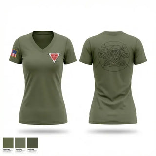 Womens Short Sleeve Vneck Shirt, VMUT-2, Marines, Teamtime, Team time, sublimation, custom sports apparel, team uniforms, spirit wear, spiritwear, sports uniforms, custom shirts, team store, custom team store, fundraiser sports, apparel fundraiser