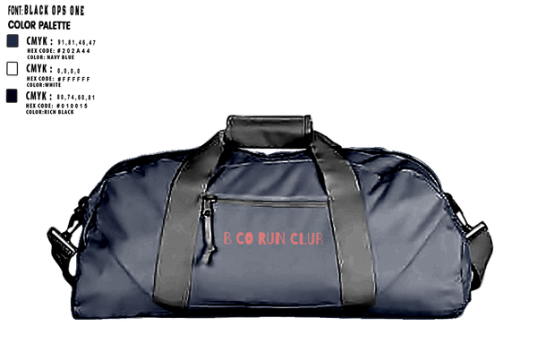 Duffle Bag, Blackfoot Company Run Club, Army, Teamtime, Team time, sublimation, custom sports apparel, team uniforms, spirit wear, spiritwear, sports uniforms, custom shirts, team store, custom team store, fundraiser sports, apparel fundraiser